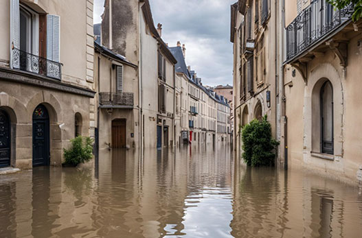 risques inondation, cartographie à risque données immobilières